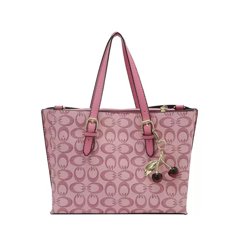 Ring-Accent Satchel Bag