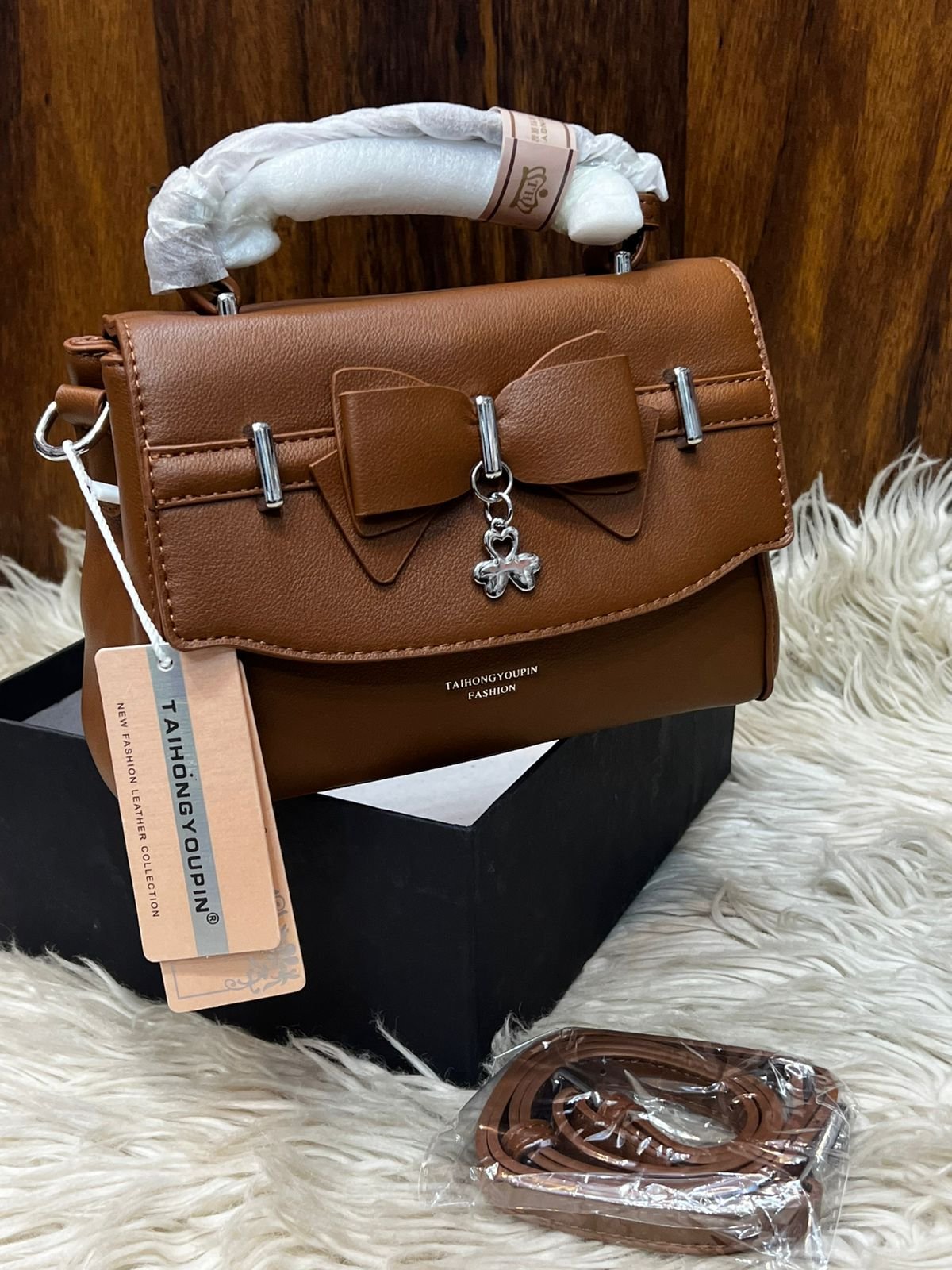 Braided Handle Designer Satchel