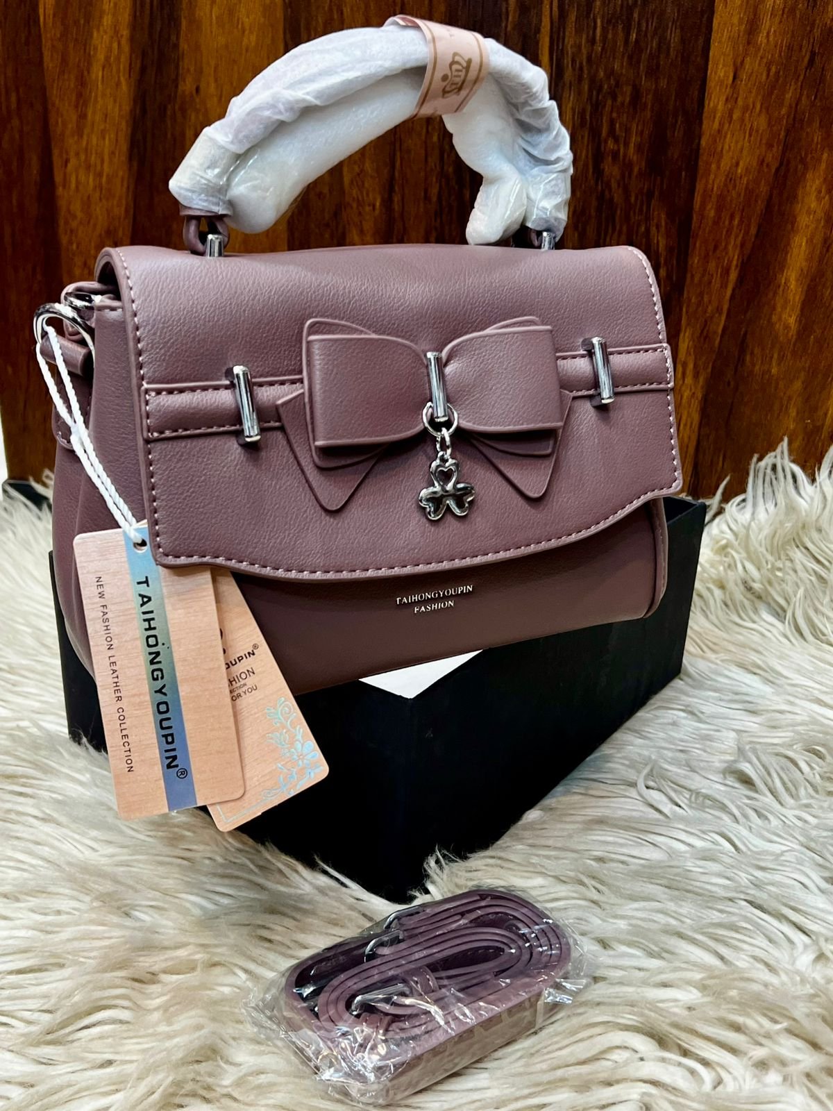 Braided Handle Designer Satchel