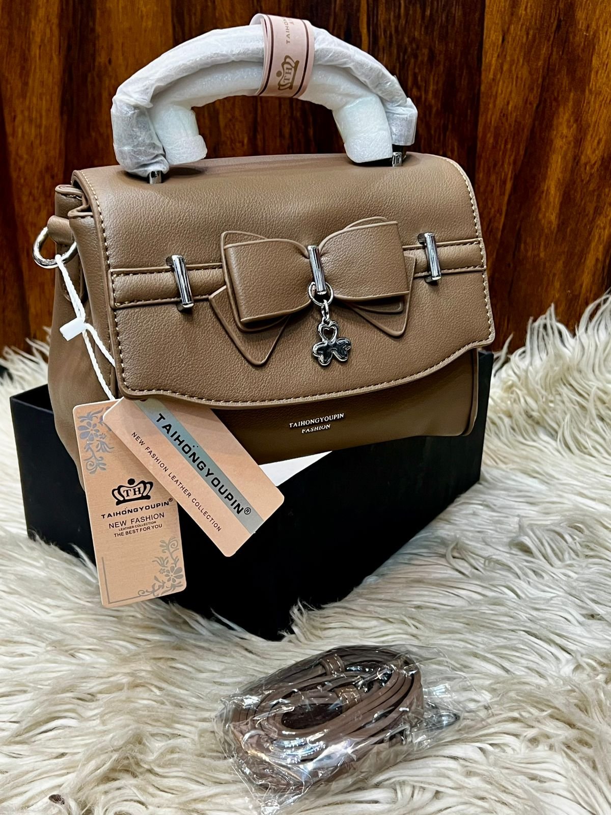Braided Handle Designer Satchel