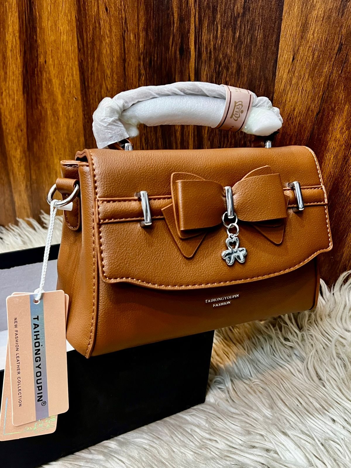 Braided Handle Designer Satchel