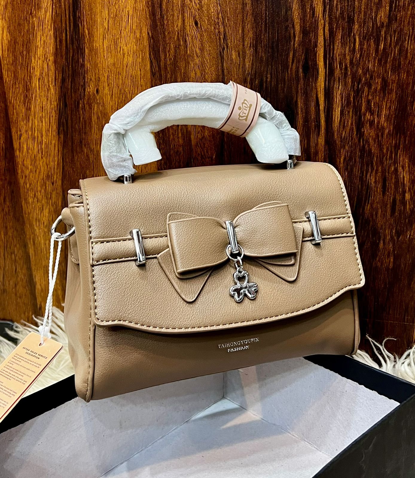 Braided Handle Designer Satchel