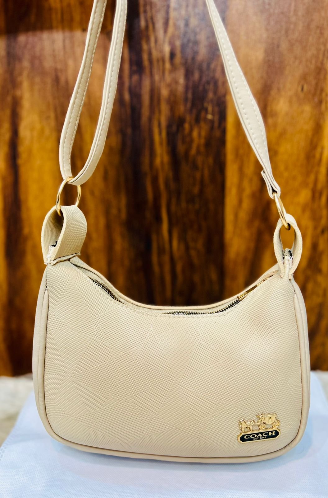 Smooth Faux Leather Satchel