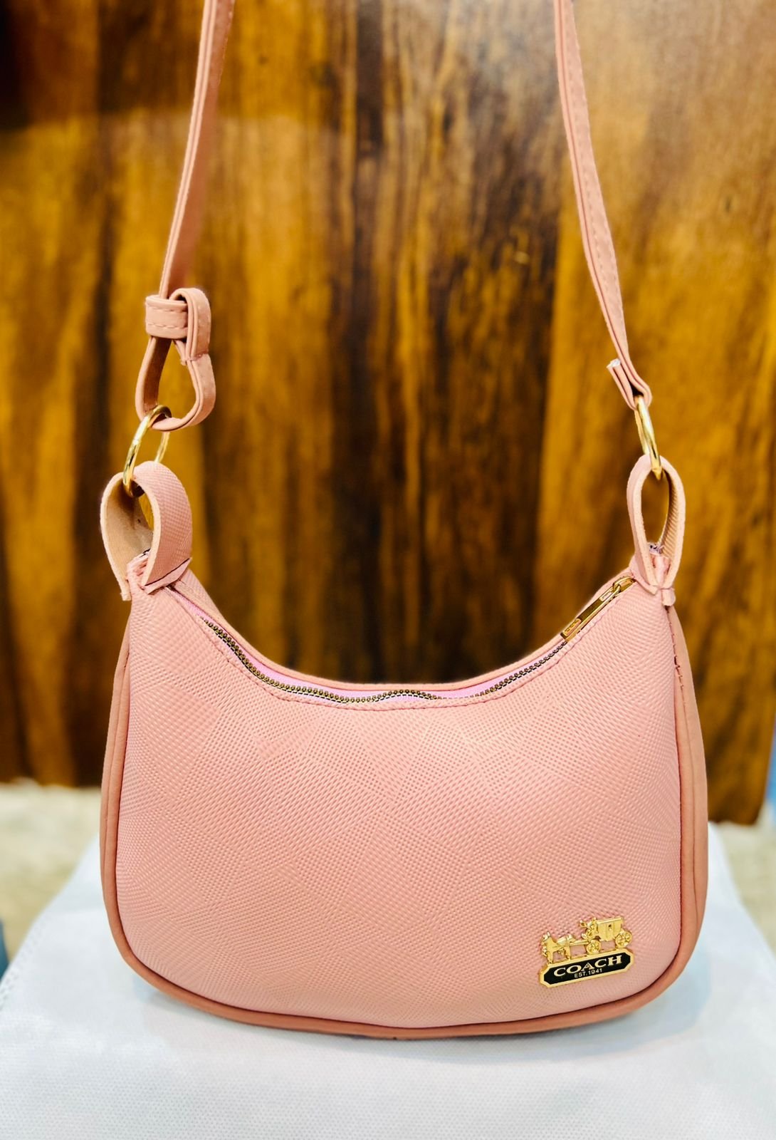 Smooth Faux Leather Satchel