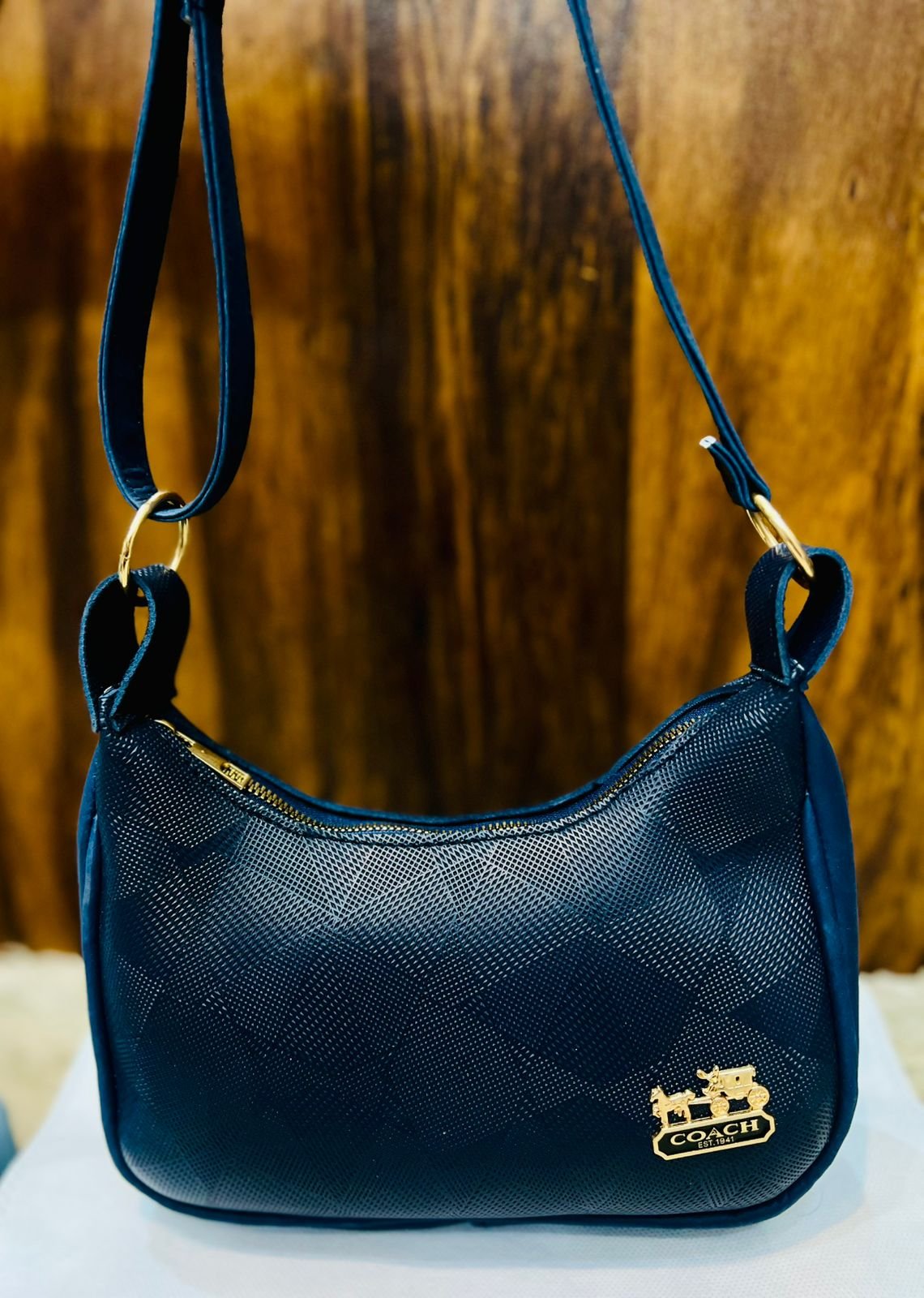 Smooth Faux Leather Satchel