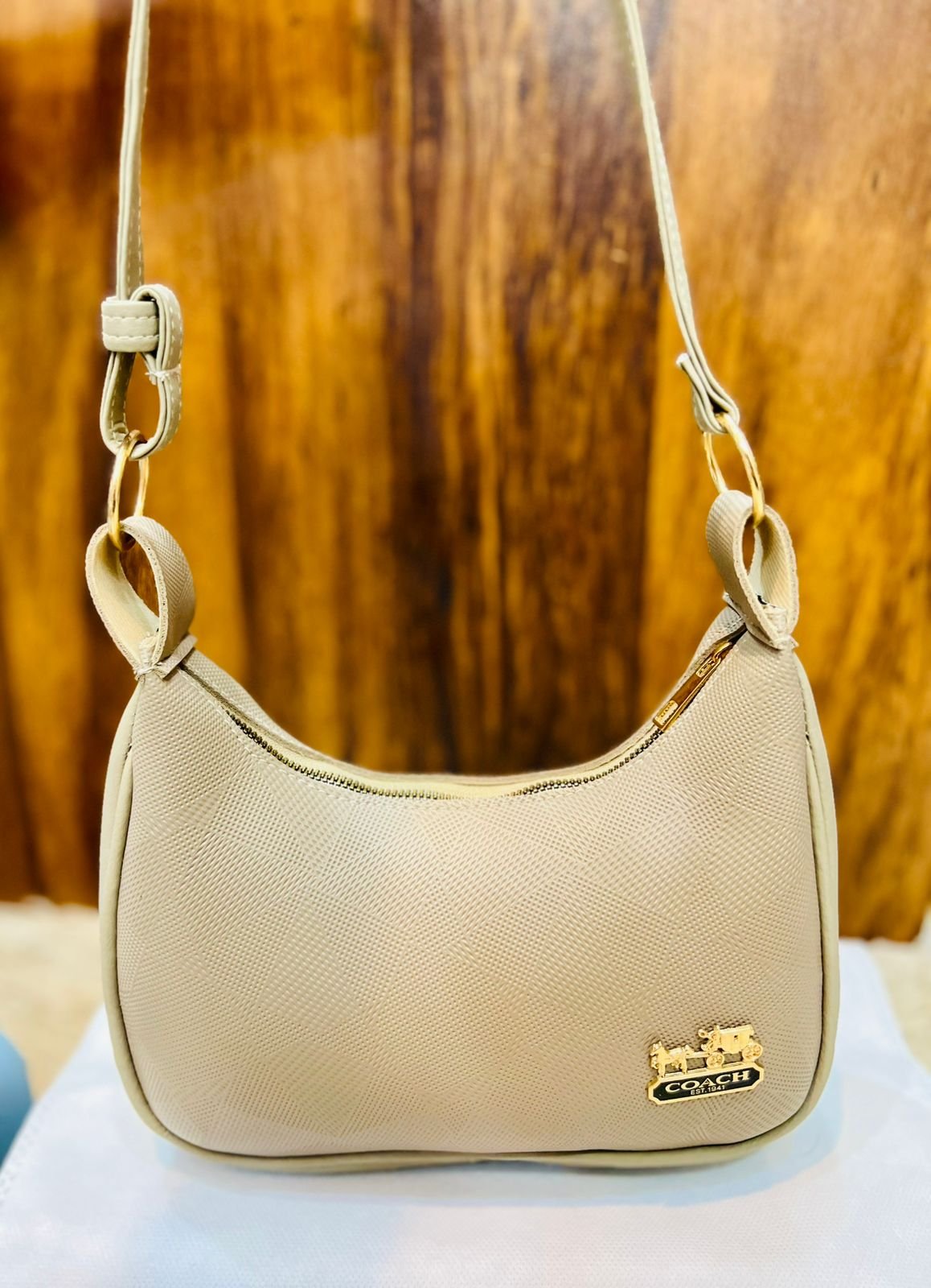 Smooth Faux Leather Satchel