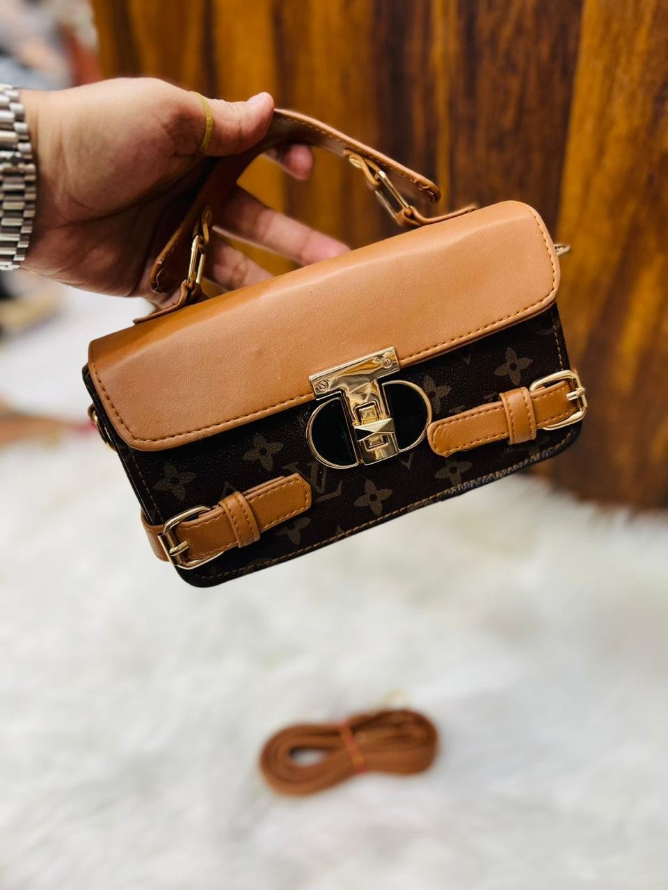 Mini Top Handle Crossbody Bag