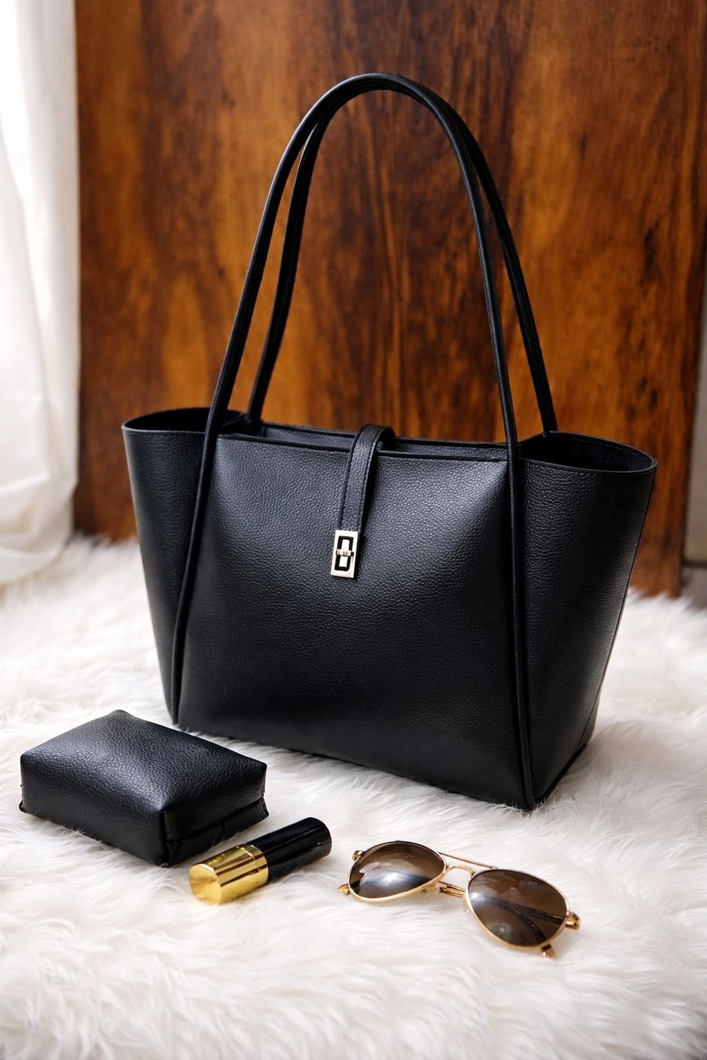 Premium Structured Tote Handbag