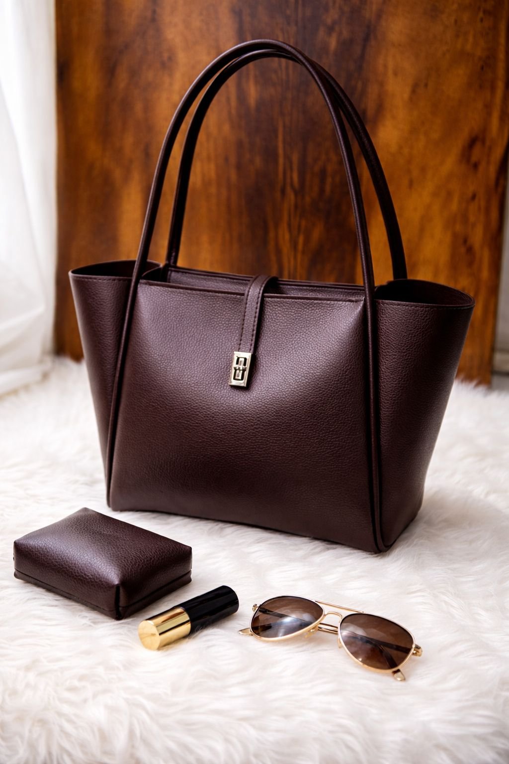 Premium Structured Tote Handbag