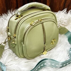 Retro Multi-Zipper Crossbody Bag