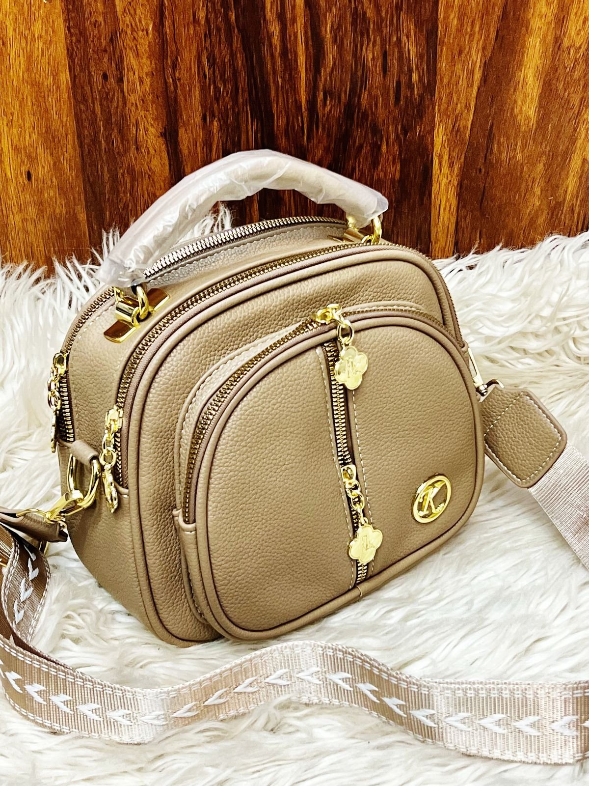 Retro Multi-Zipper Crossbody Bag