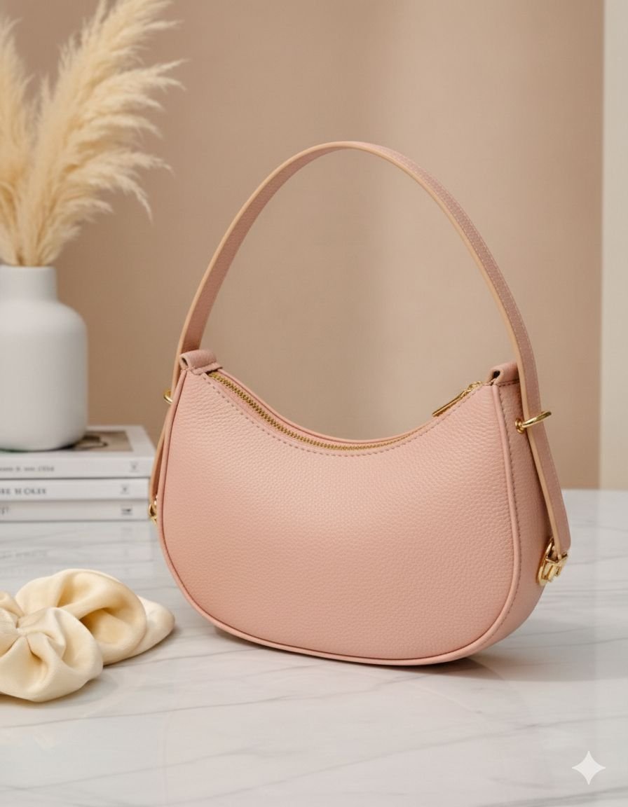 Midnight Crescent Hobo Bag