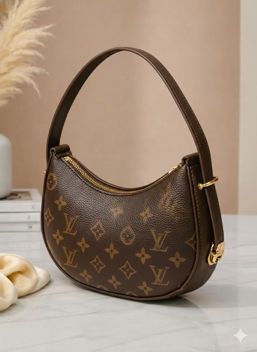 Midnight Crescent Hobo Bag