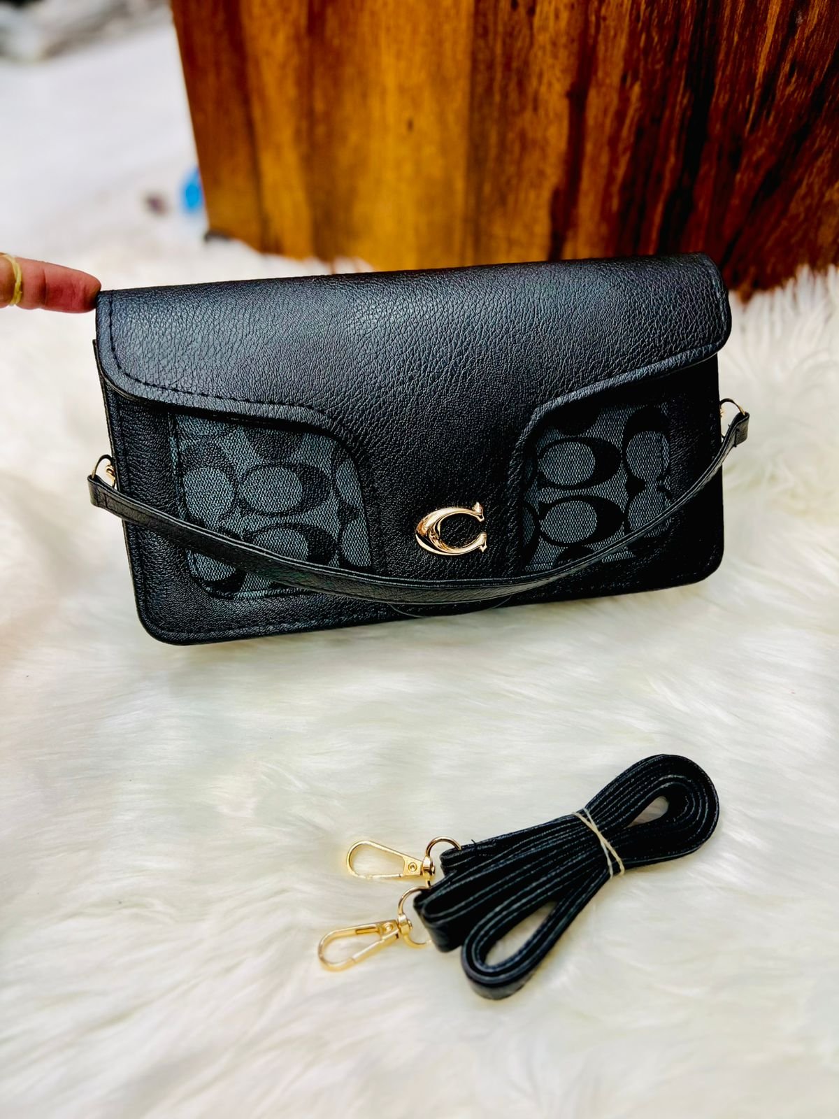 Long Wallet Crossbody Clutch