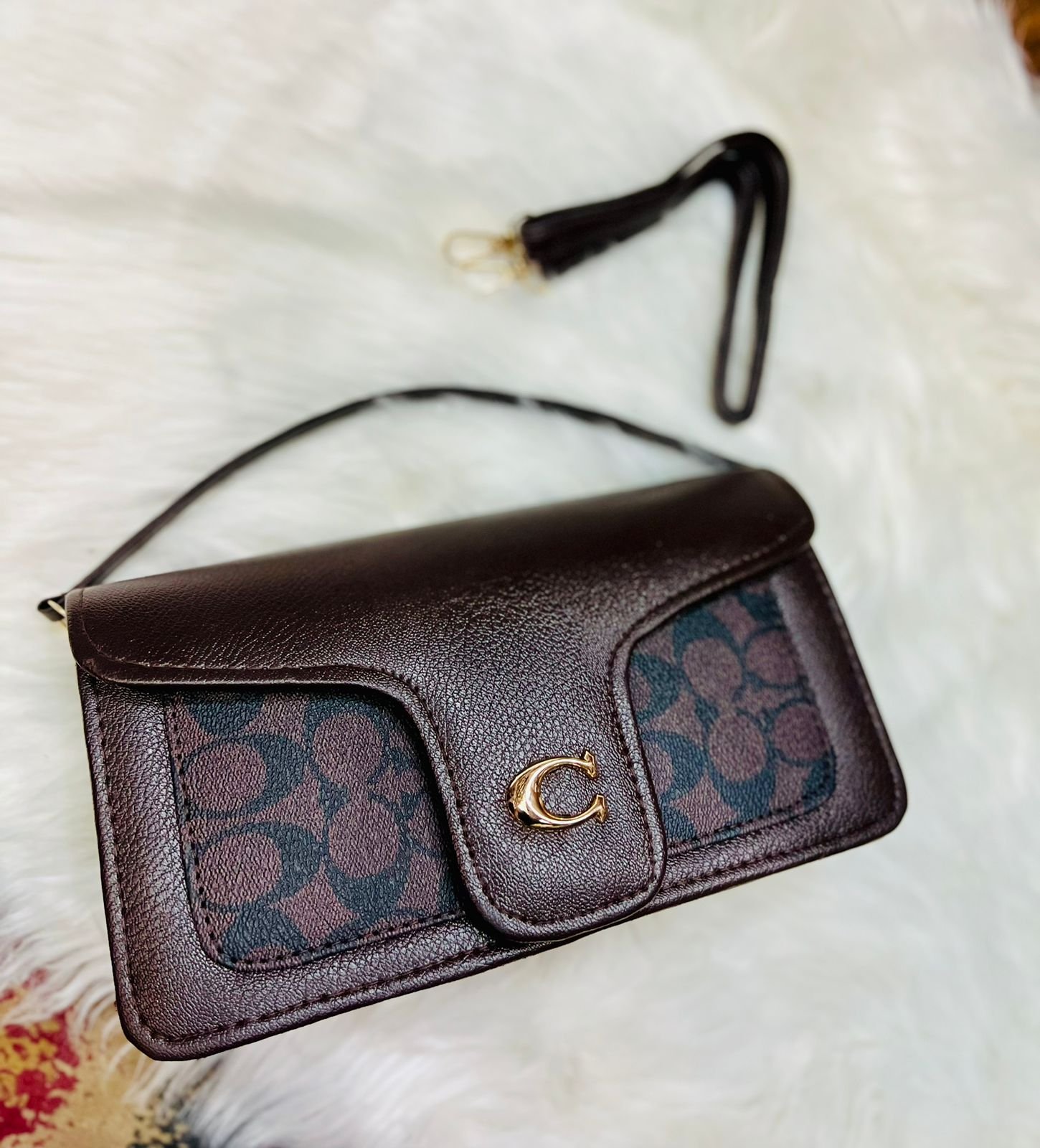 Long Wallet Crossbody Clutch