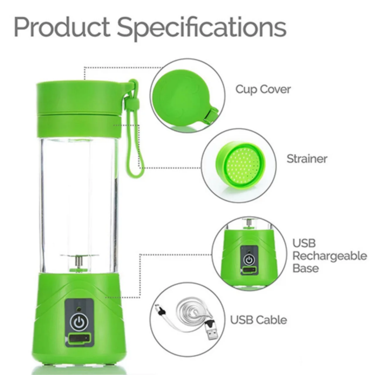 Rechargeable Six Blade Juicer