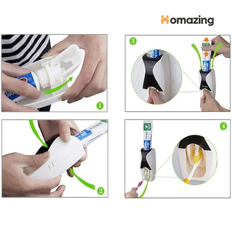 Automatic Hands-Free Toothpaste Dispenser