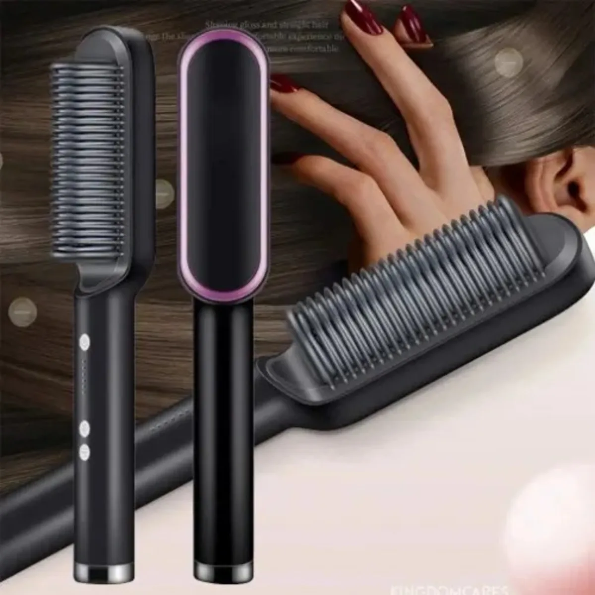 Professional 909 Hair Straightener Brush