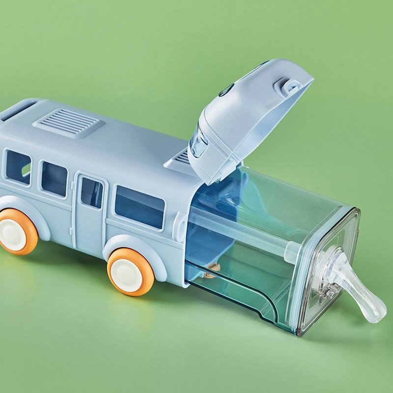 Cute Toy Bus Water Bottle