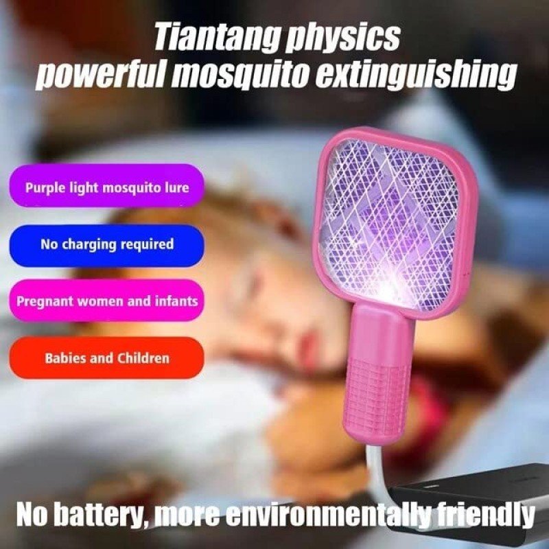 Mini Rechargeable Mosquito Racket