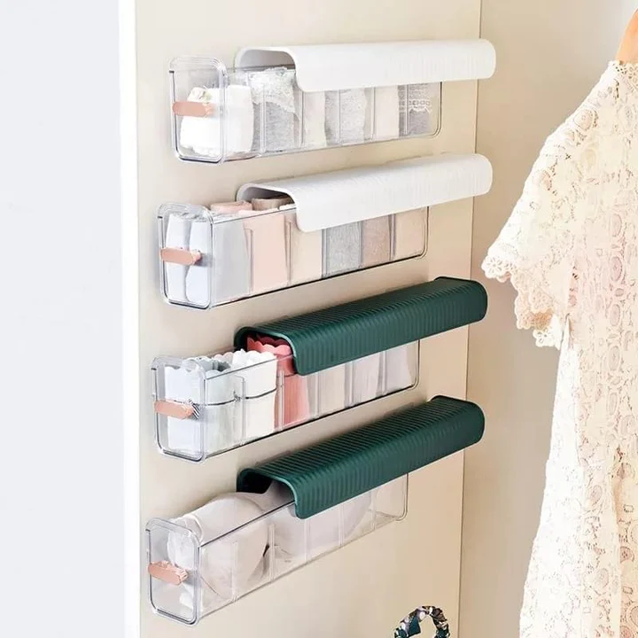 Punch-Free Multi-Functional Wall-Mounted Storage Box