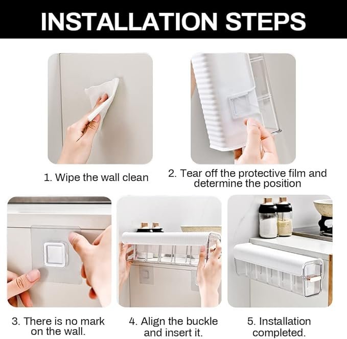 Punch-Free Multi-Functional Wall-Mounted Storage Box