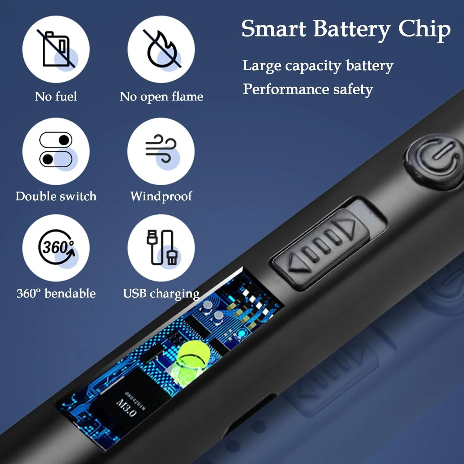 Smart 360° Flexible Electric Arc Lighter