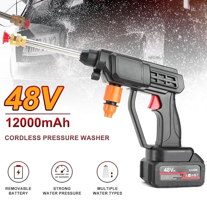 48V Cordless High-Pressure Car Washer