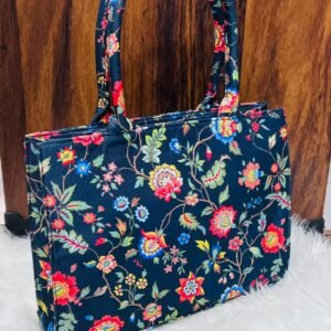 Scalloped-Edge Satchel Bag