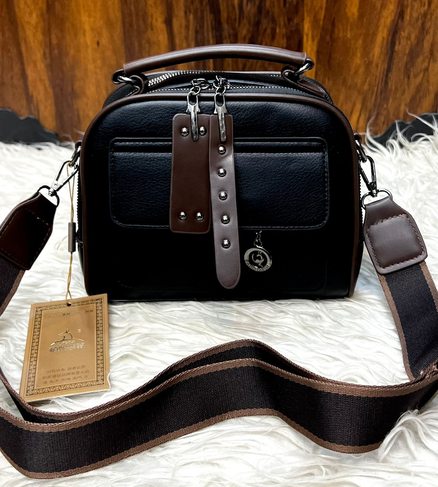 Regal Geometric Crossbody Bag