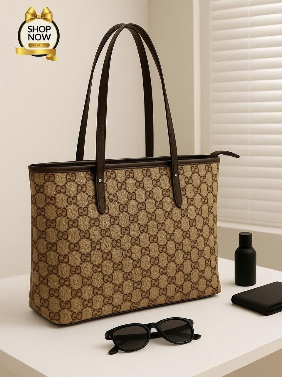 Signature Belted  Shoulder Bag