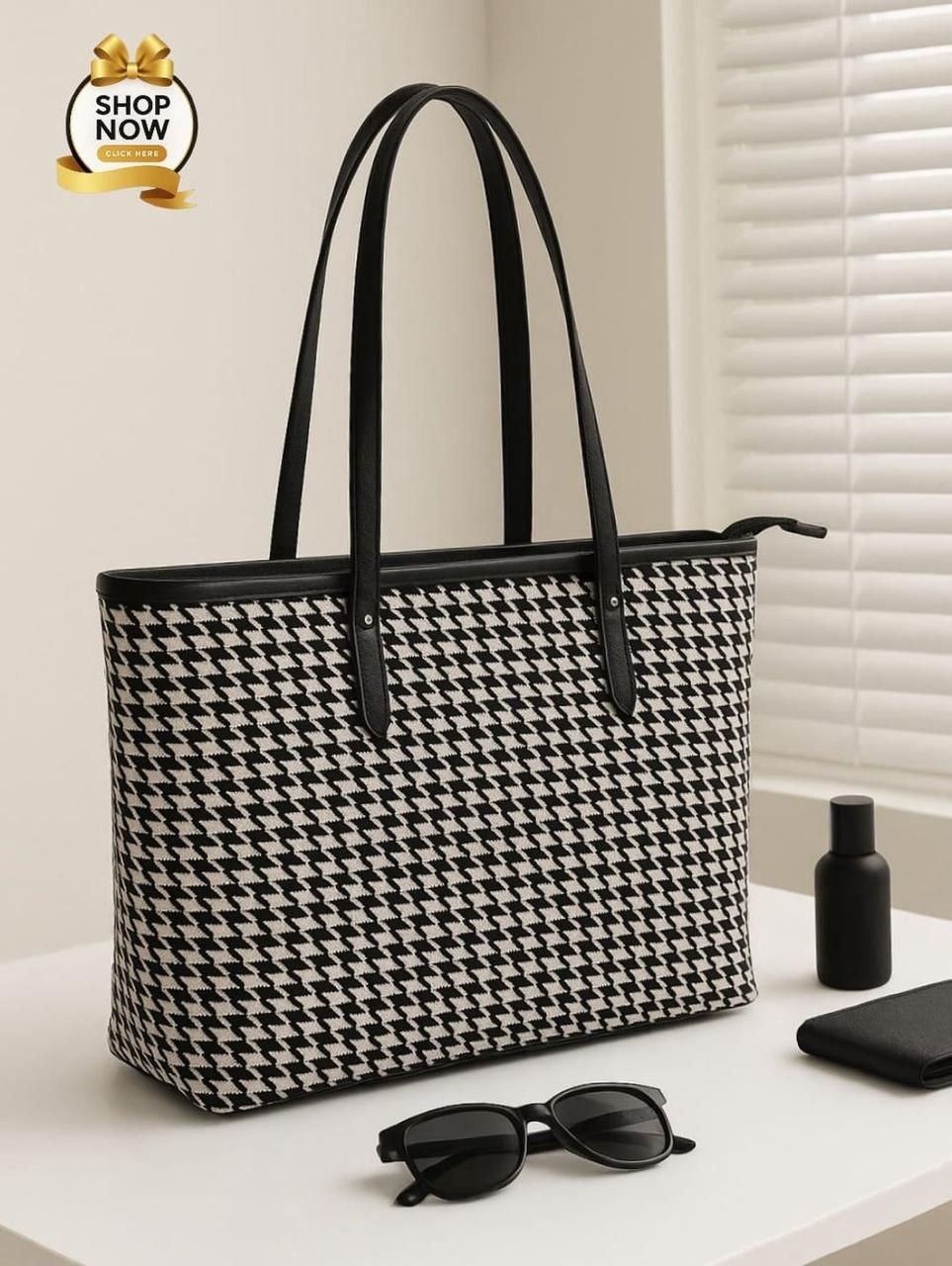 Signature Belted  Shoulder Bag