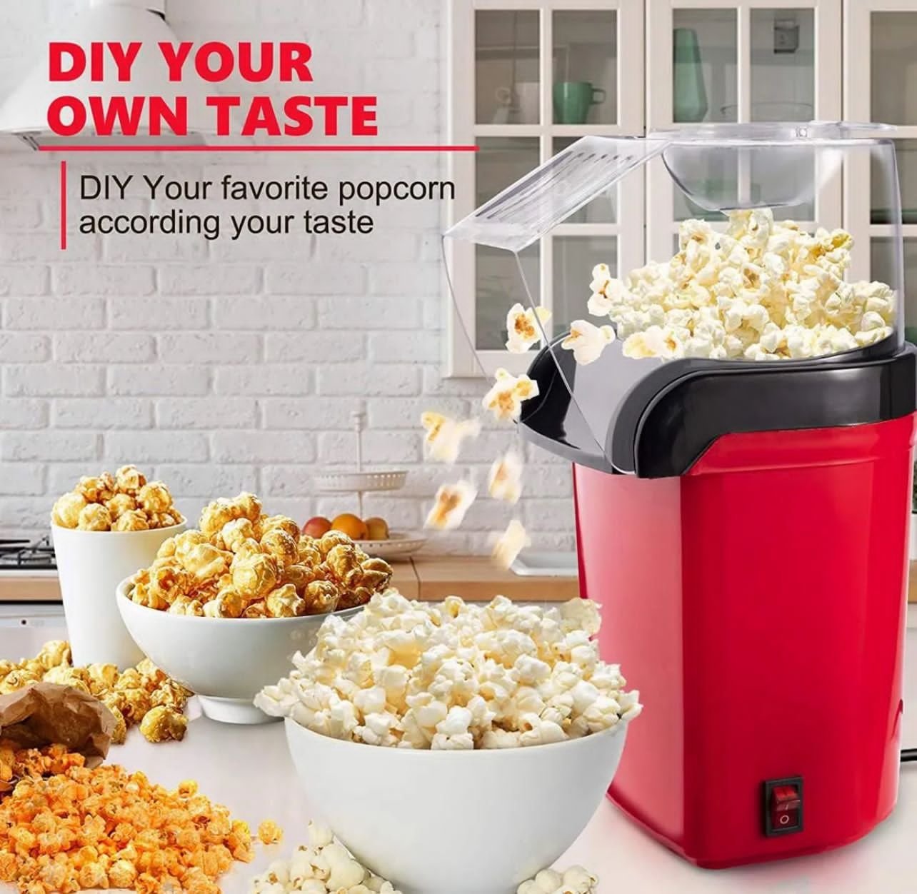 Electric Hot Air Popcorn Maker