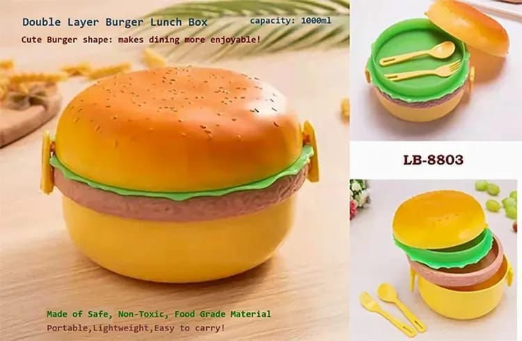 Burger-Shaped Lunch Box