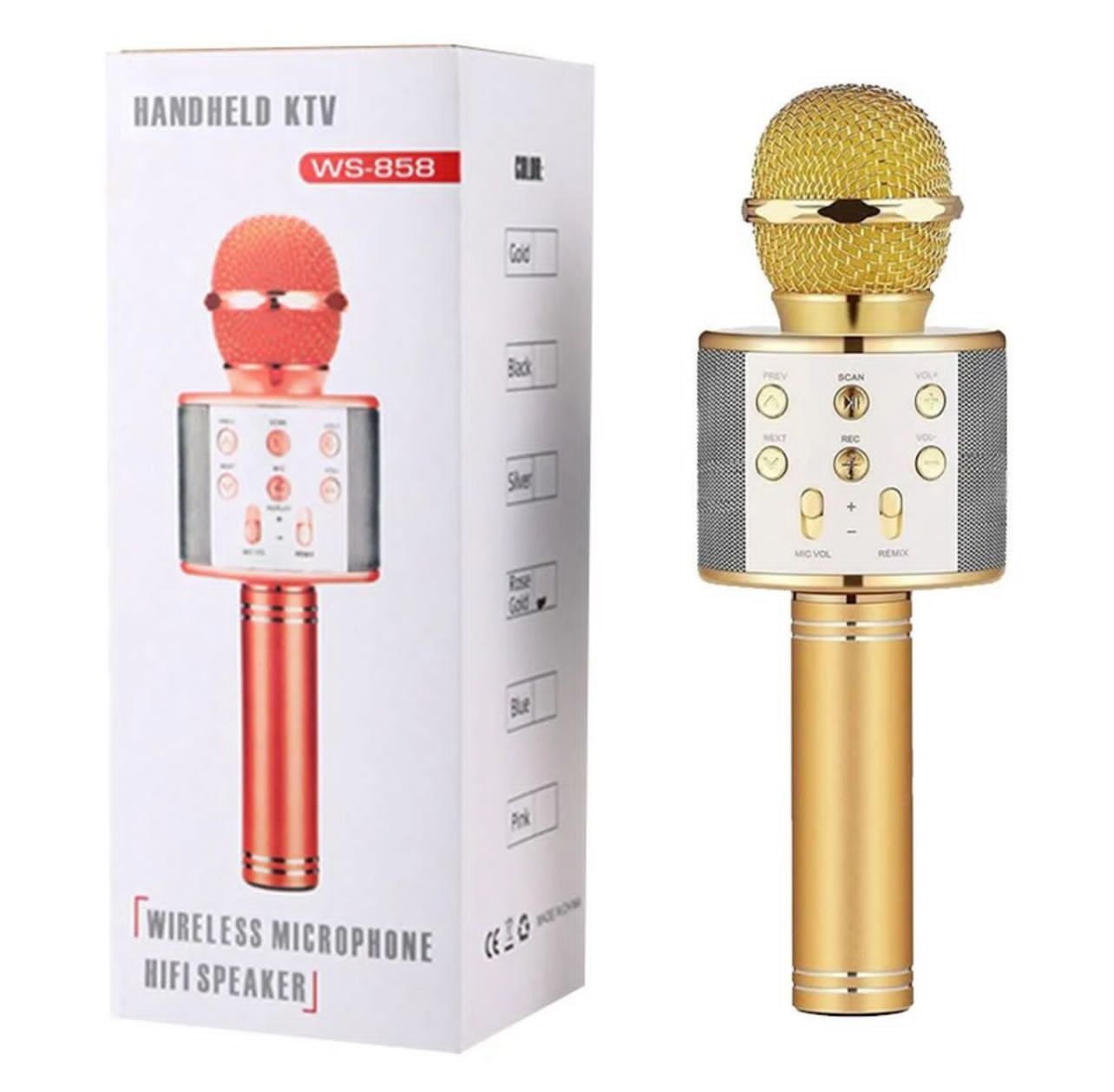 WS-858 Wireless Karaoke Microphone