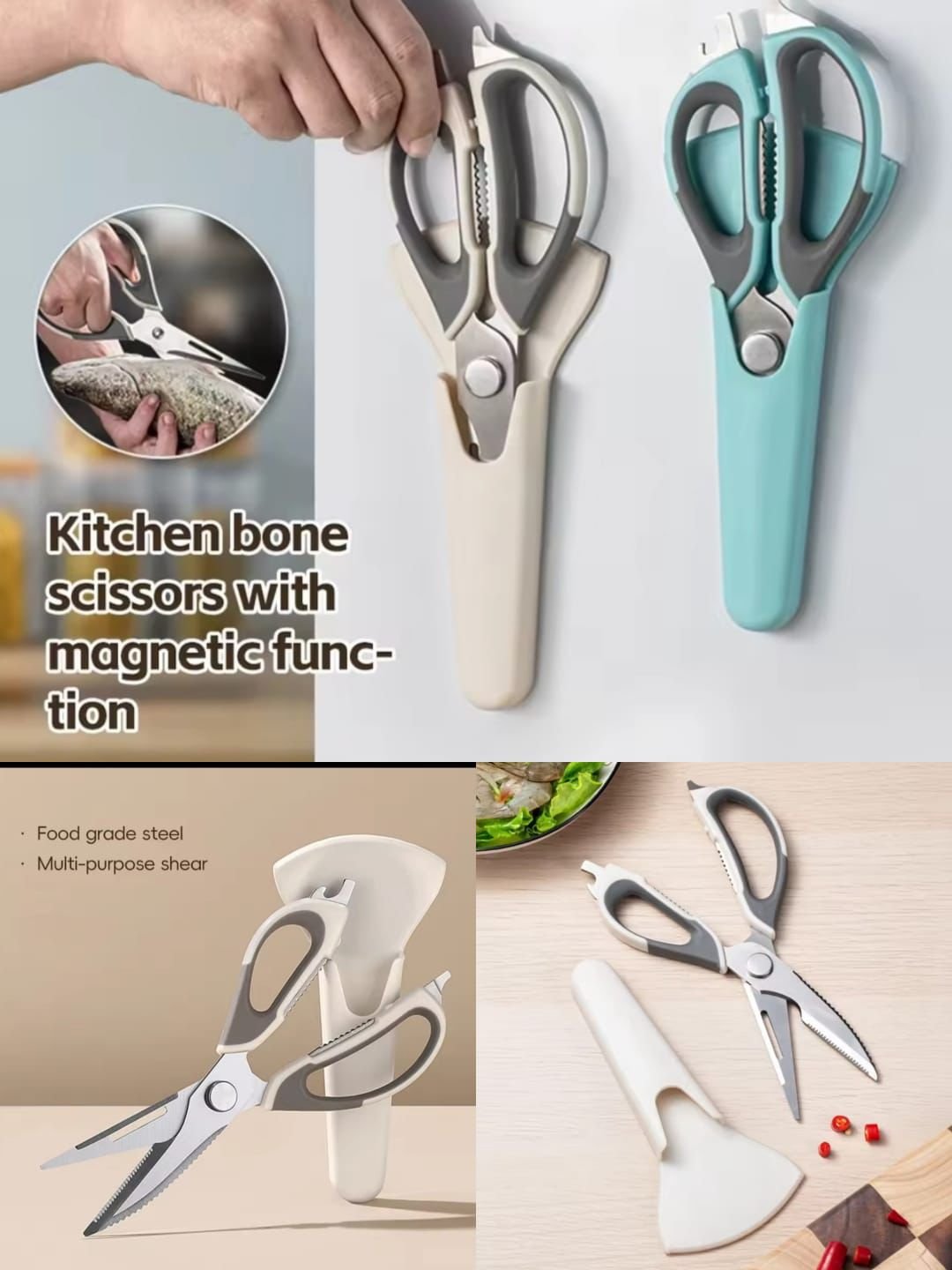 Heavy-Duty Professional Kitchen Shears