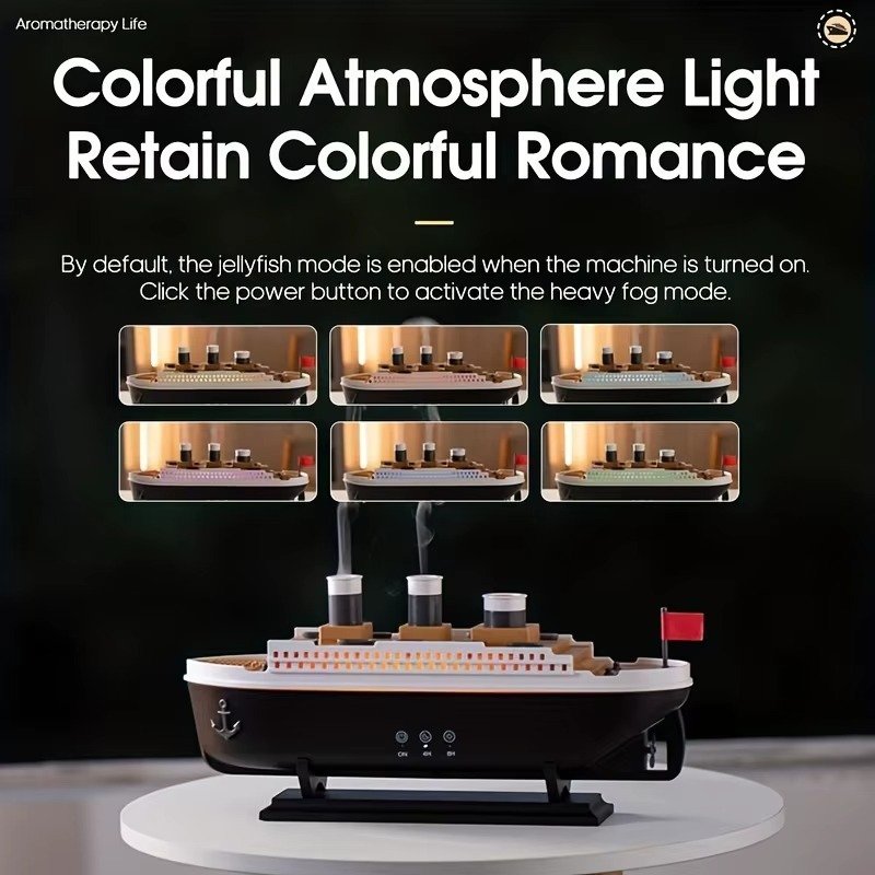 Titanic Ship Model Air Humidifier & Aroma Diffuser