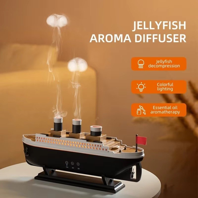 Titanic Ship Model Air Humidifier & Aroma Diffuser