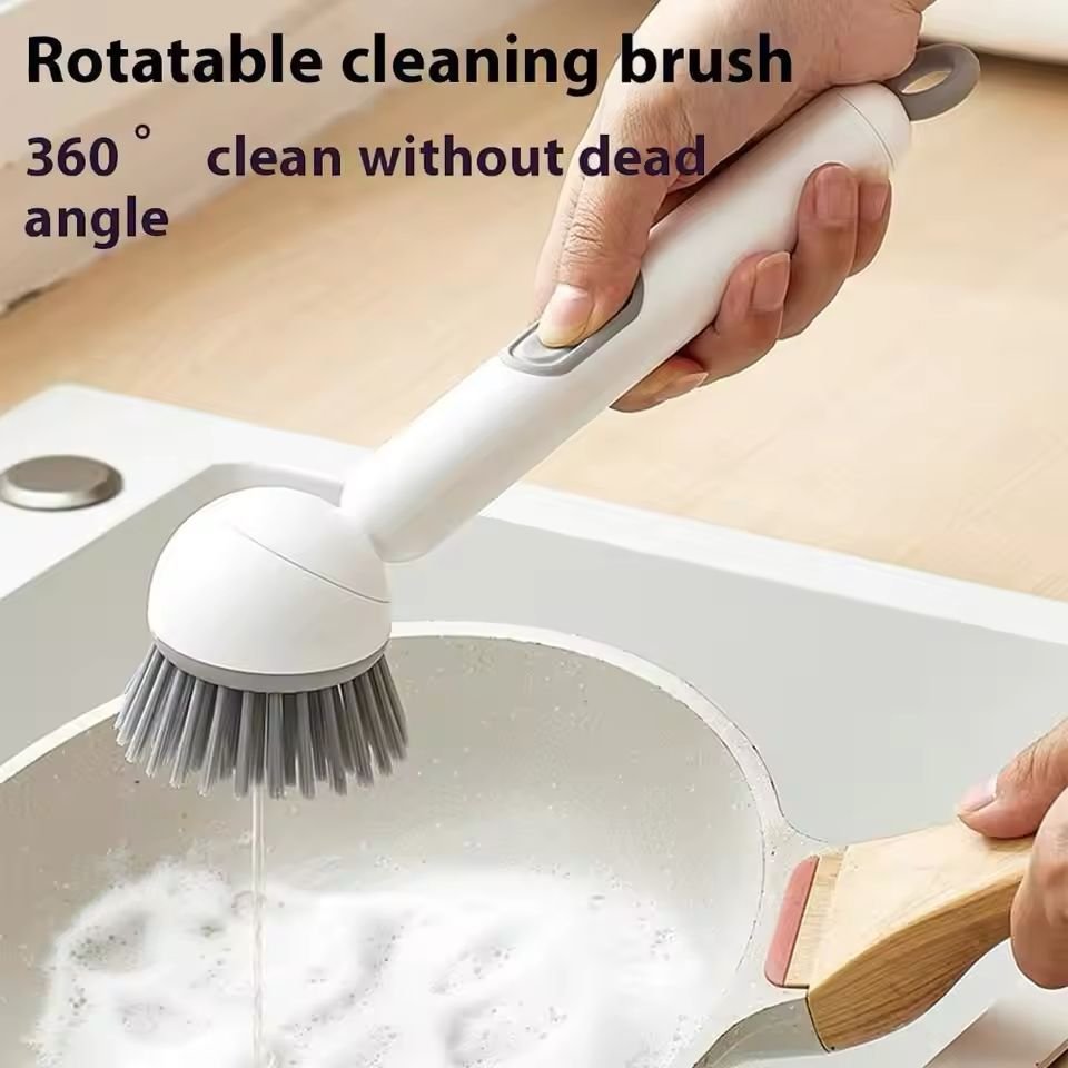 360° Rotating Kitchen Dish Cleaning Brush