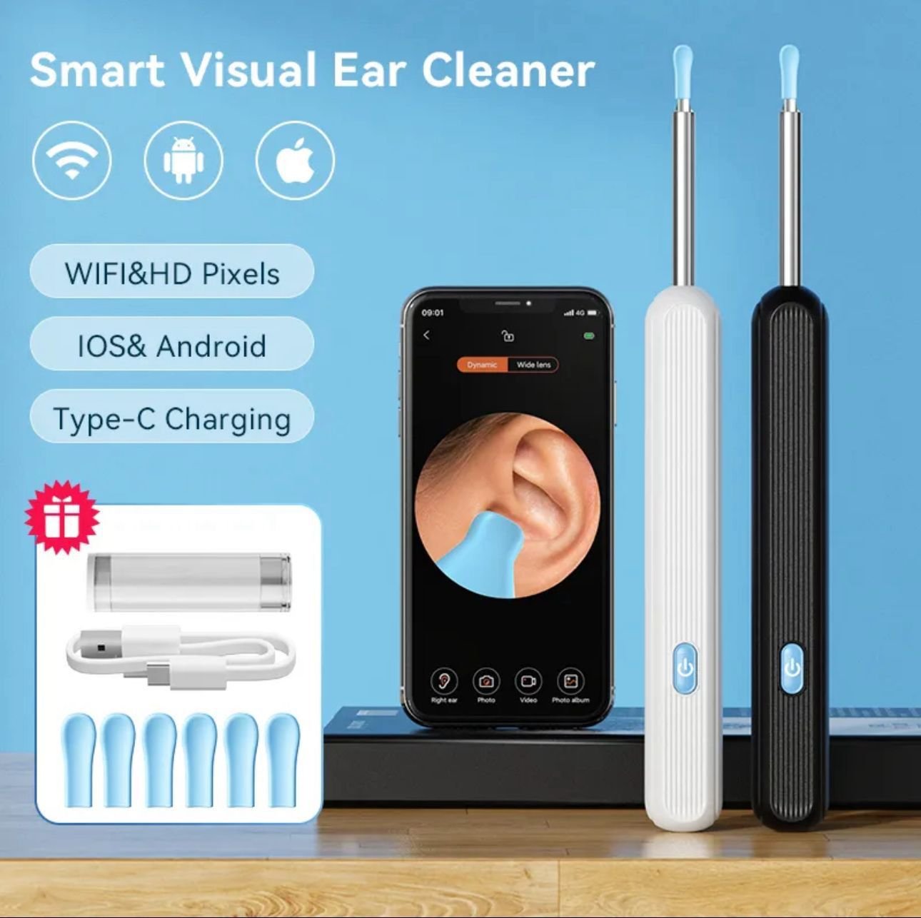 Smart HD Visual Ear Wax Removal Tool