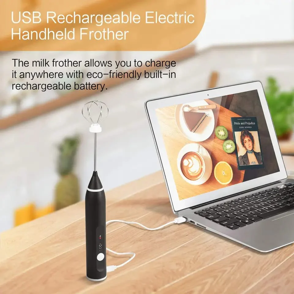 Rechargeable Coffee Beater & Egg Whisker