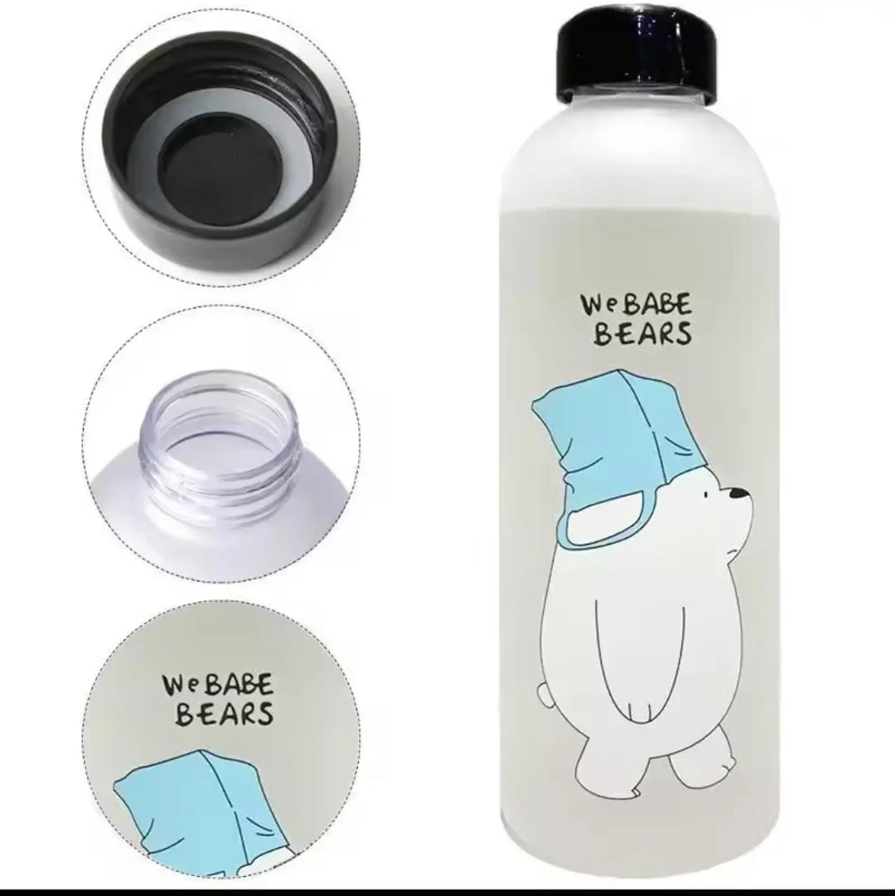1000ml Kawaii Bear Water Bottle