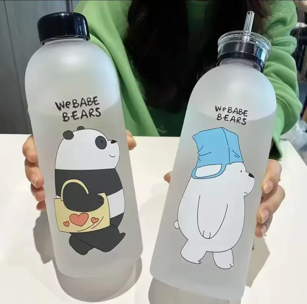 1000ml Kawaii Bear Water Bottle