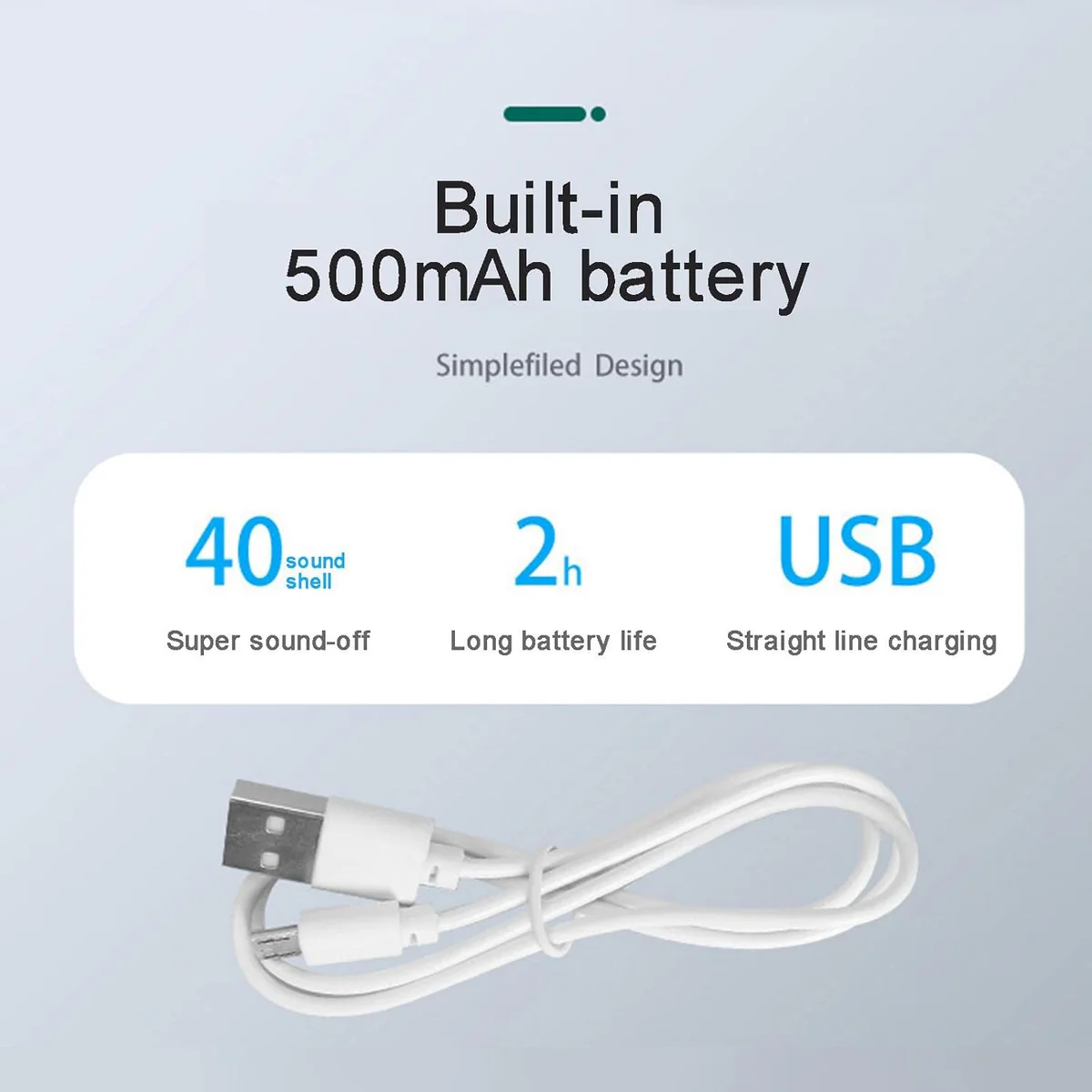 Mini Colorful Fan with Light