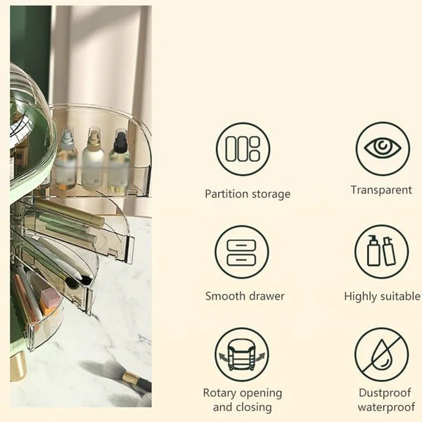 Premium Luxury Cosmetic Organizer