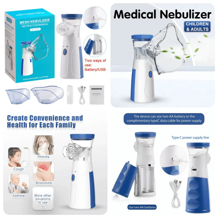 Rechargeable Portable Mesh Nebulizer