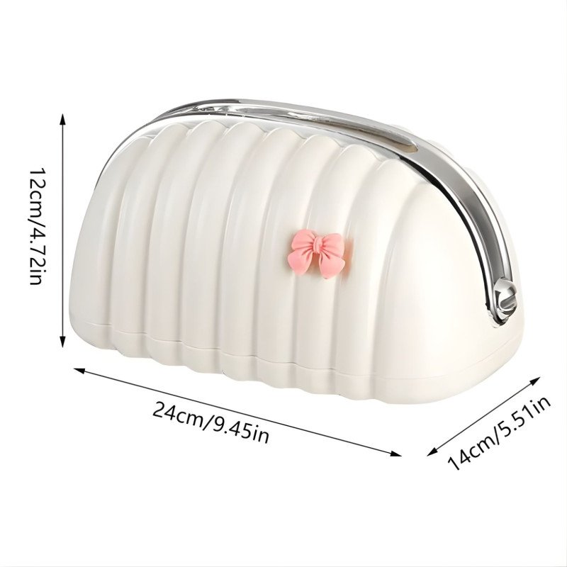 Elegant Shell-Shaped Tissue Box