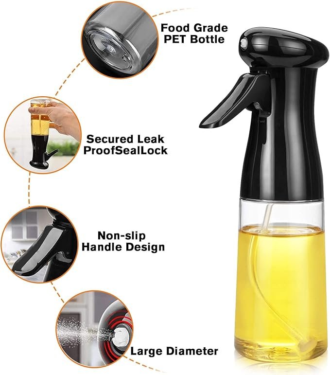 200ml Premium Professional Oil Sprayer Bottle